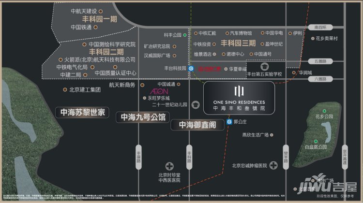 中海丰和叁號院区位图