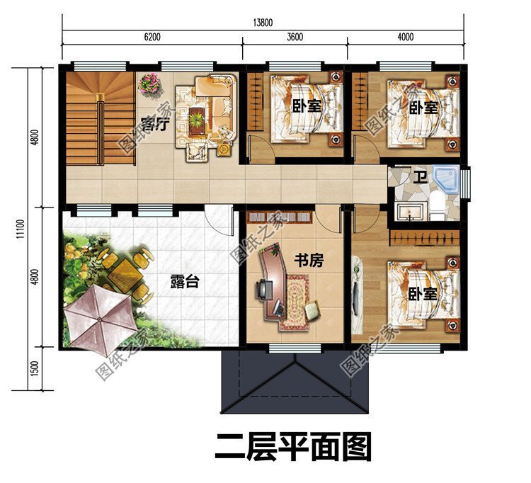 农村自建二层别墅，在老家宅基地上建一个，真是太棒了