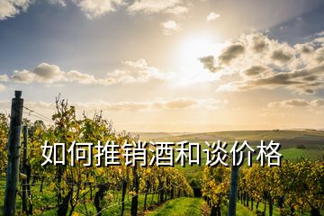 如何推销酒和谈价格