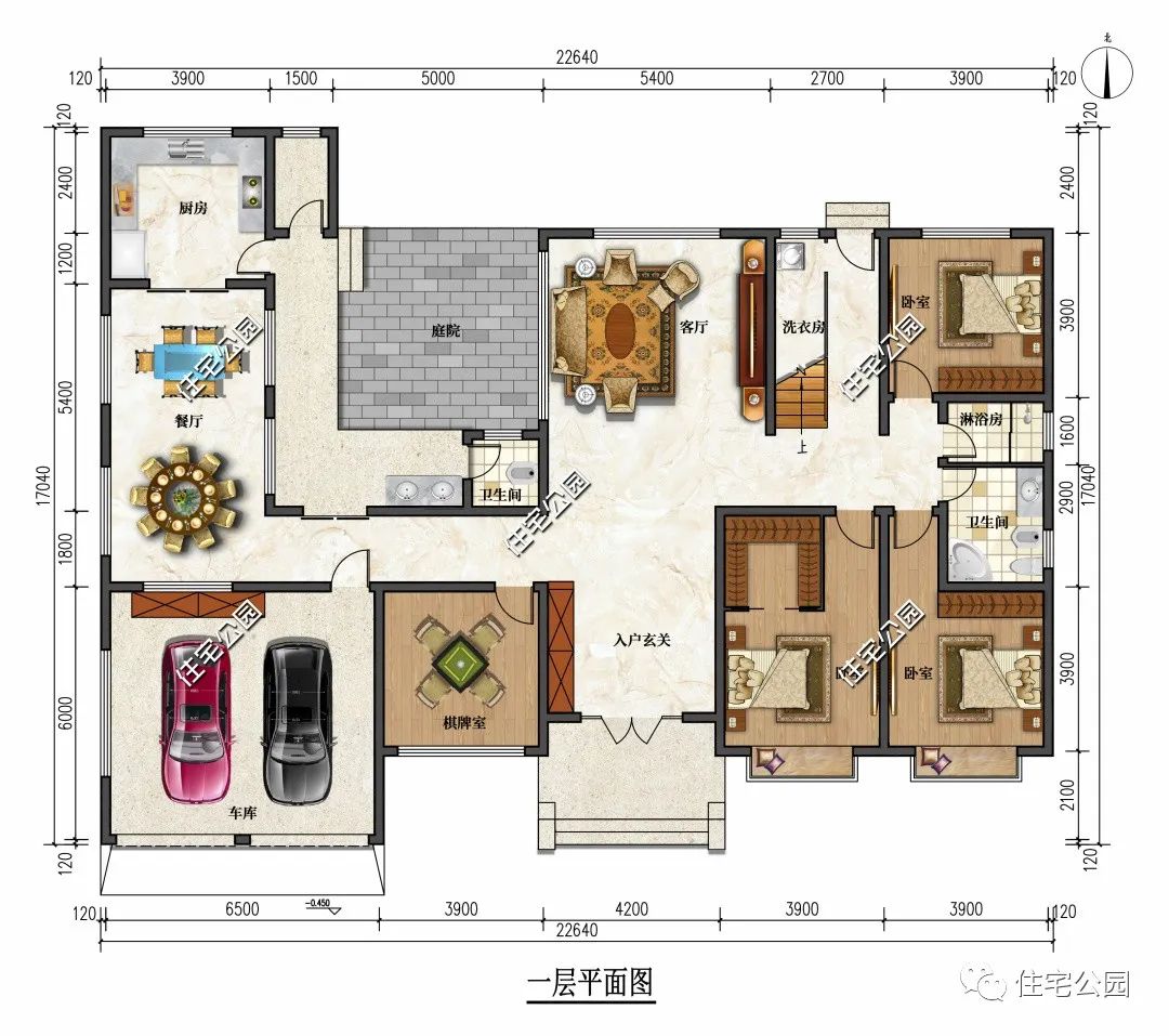 别墅现代风格效果图_别墅现代简约装修效果图_现代别墅