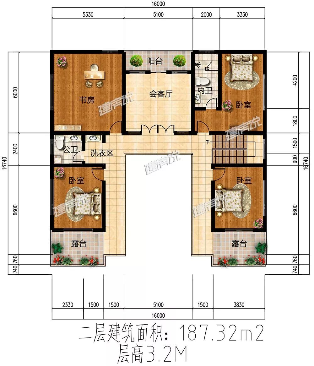 中式别墅外观效果图_中式别墅_中式别墅效果图